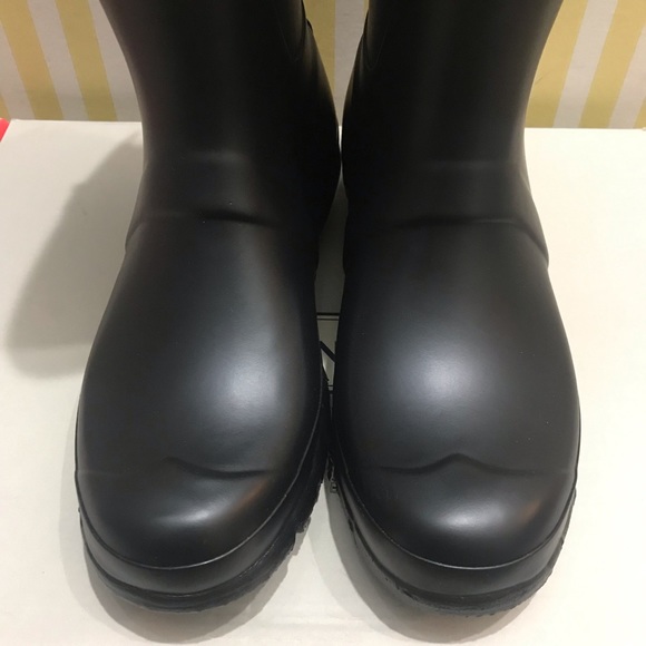 Hunter Women’s Original Short Rain Boots in Black Size 6 - Picture 6 of 8